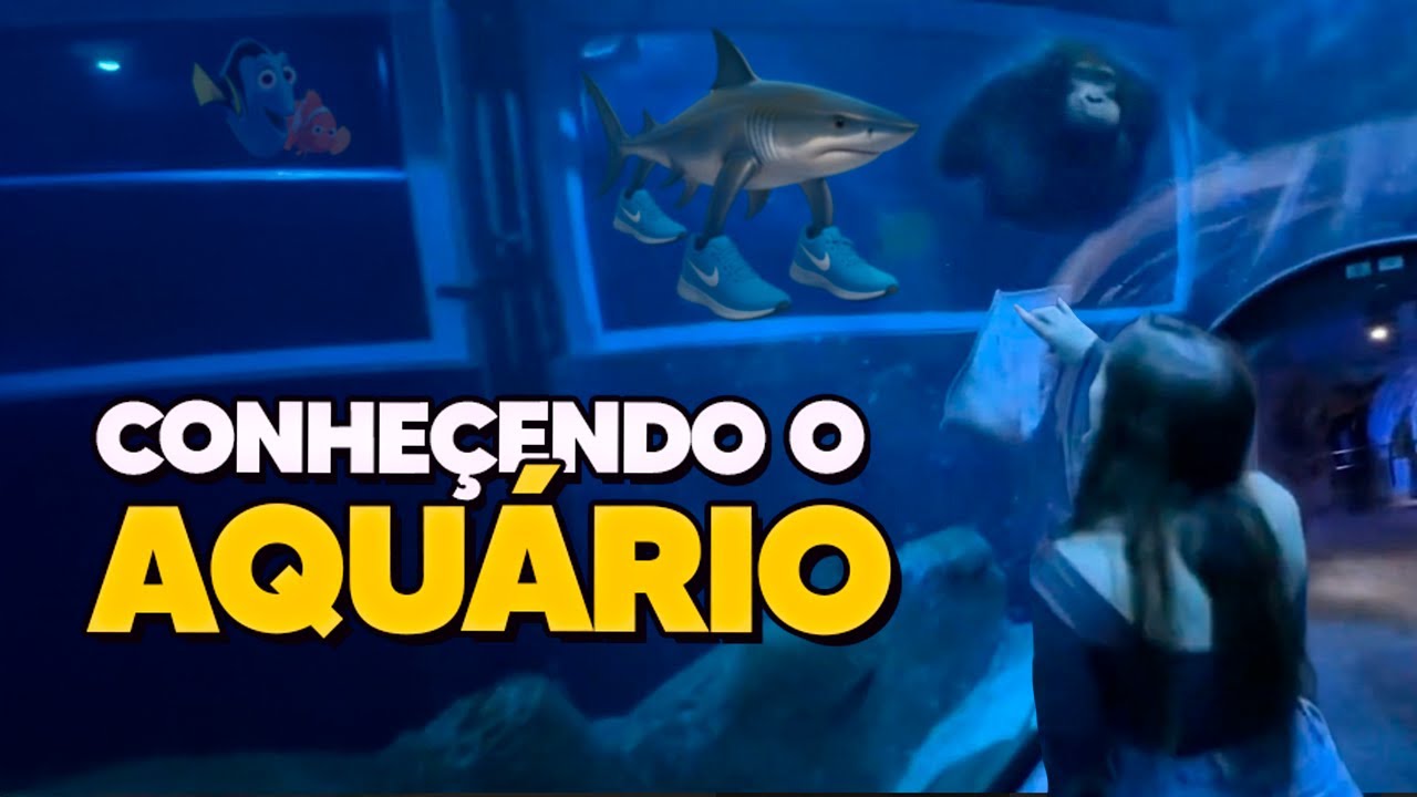 VISITANDO UM AQUARIO NO RIO DE JANEIRO!!!