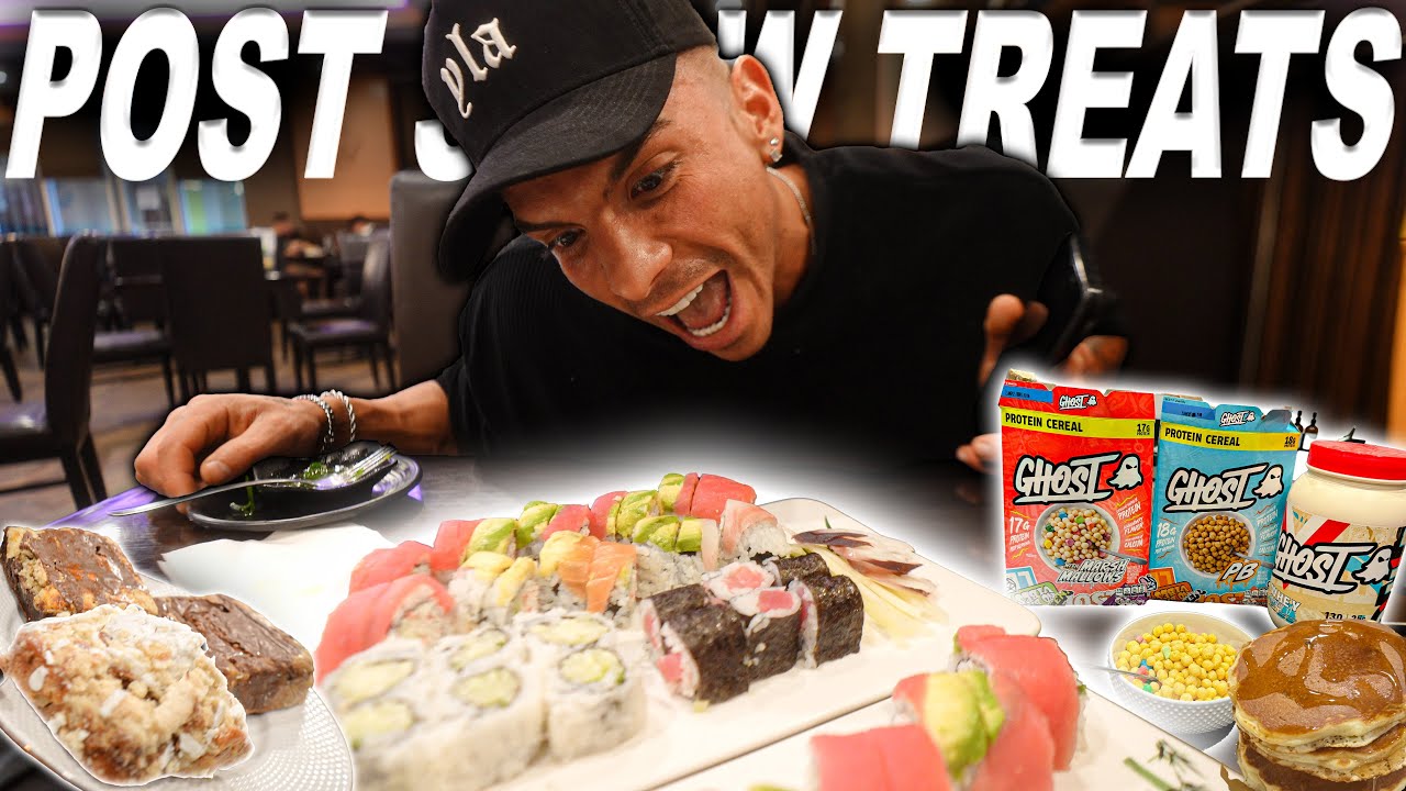 WHAT I ATE AFTER MY BODYBUILDING SHOW?.. CHEAT MEALS !