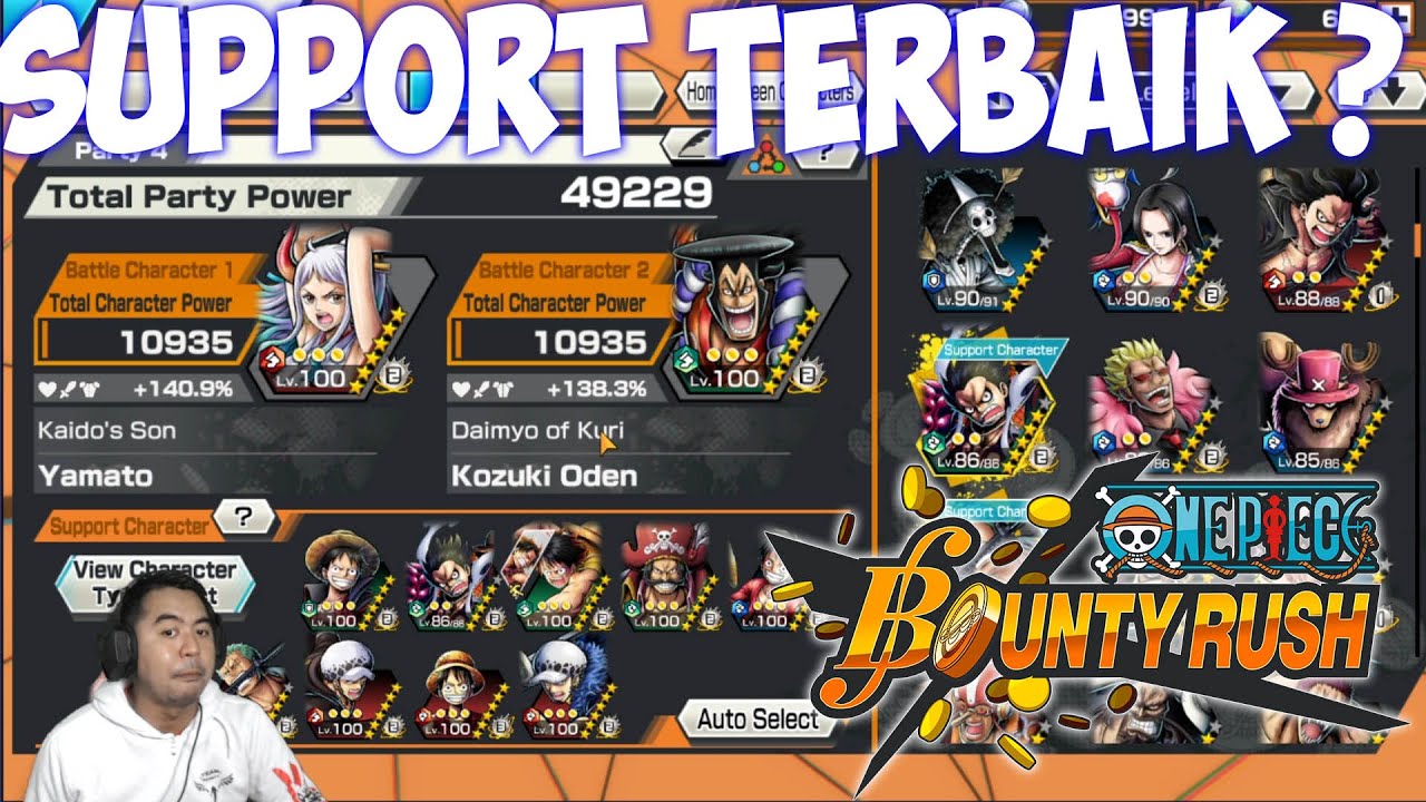 Tips OPBR Pemula : Support Character Terbaik di One Piece Bounty Rush