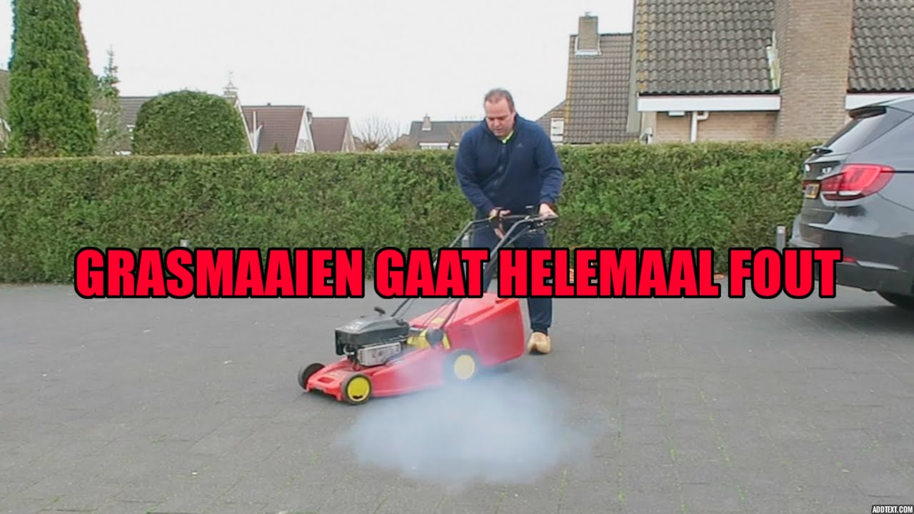 Grasmaaien gaat helemaal FOUT I Frans Bauer