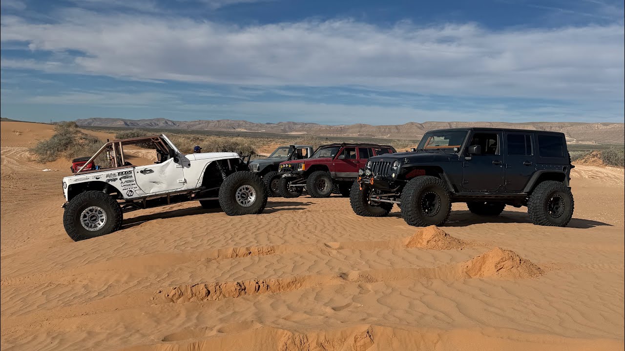3.8 supercharged jeep wrangler vs 6.2 buggy wrangler 