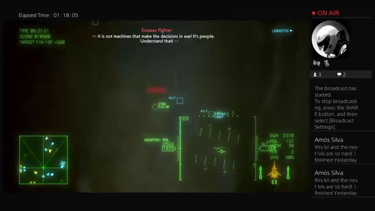 Ace Combat 7 Campaign Stream