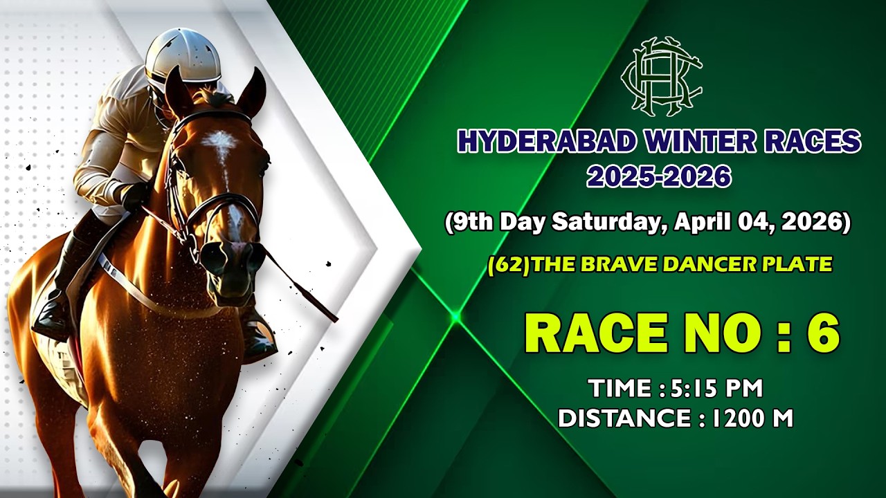 HRC WINTER RACES 04th APRIL 2026 RACE - 6