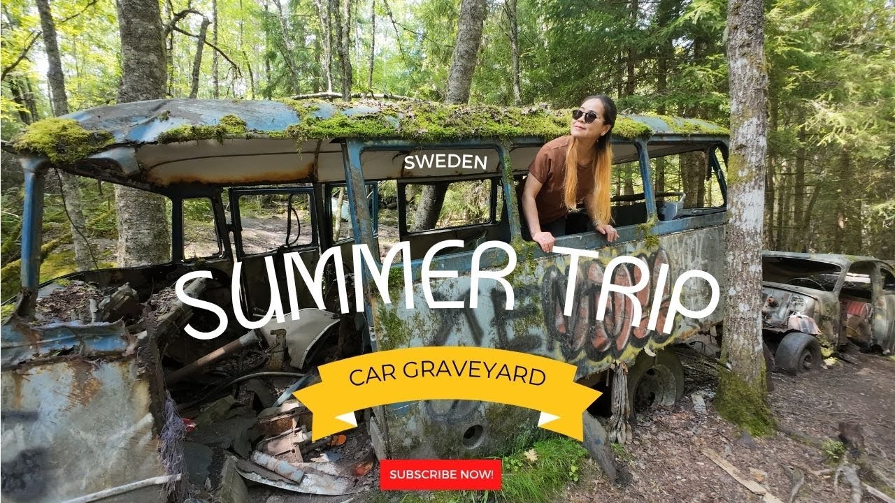 EXPLORING a Hidden Car Graveyard in Sweden / Abandoned Vintage Cars