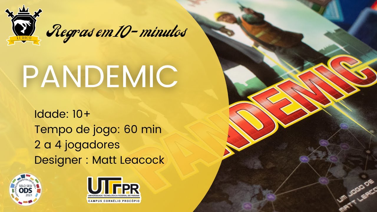 Pandemic - Regras em menos de 10 minutos