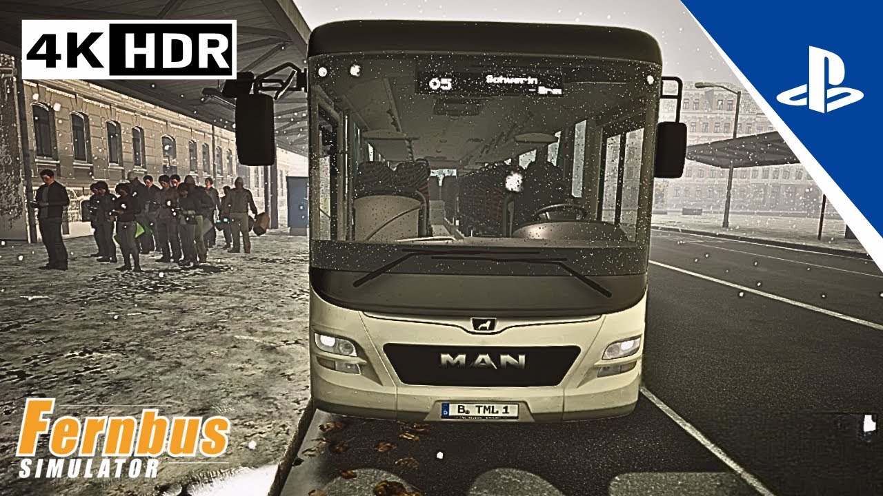 WINTER IS COMING | REALISTIC BUS SIMULATOR | FERNBUS SIMULATOR | 2024 | 4K | HDR | PS5