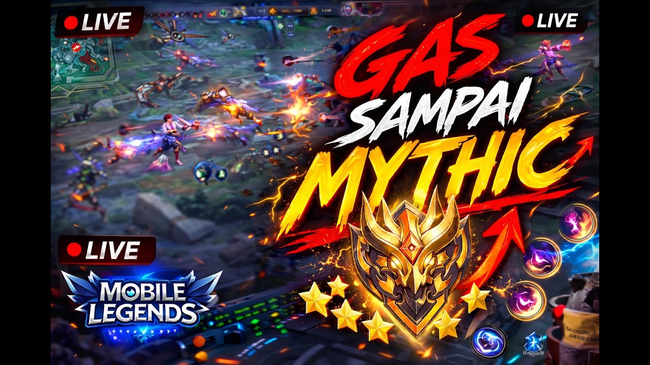LIVE main Mobile legends sampai Mythic