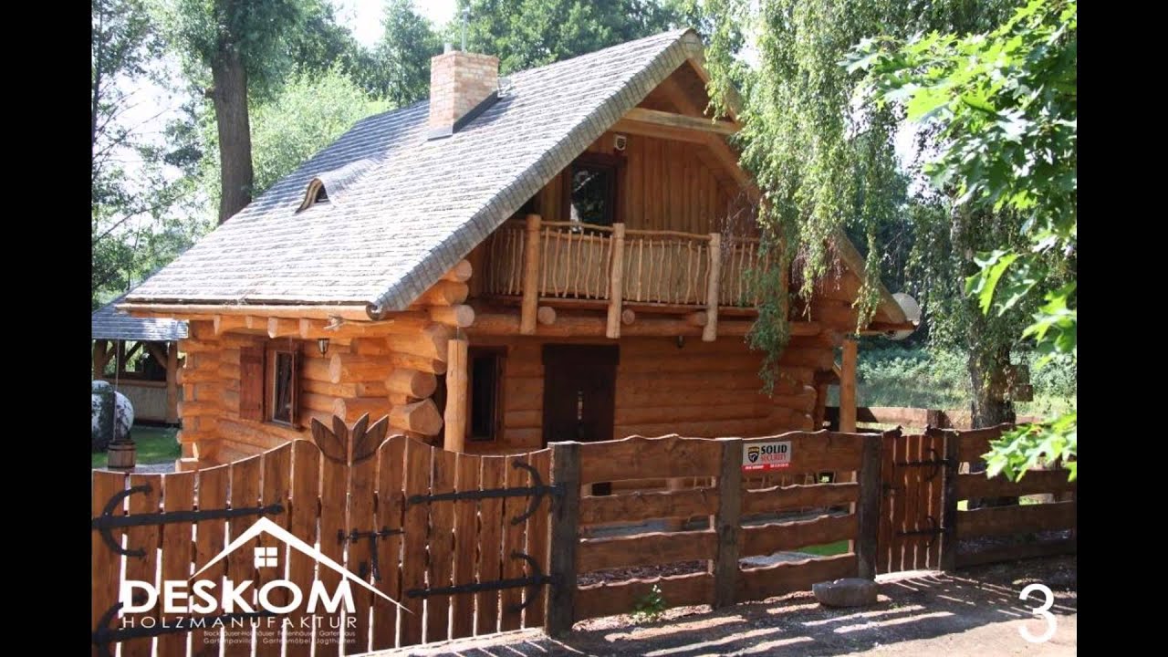 Rundbohlenhäuser,Holzhaus,Reetdach,Jagdhütten,Naturstammhäuser,Gartenpavillon,Gartensauna