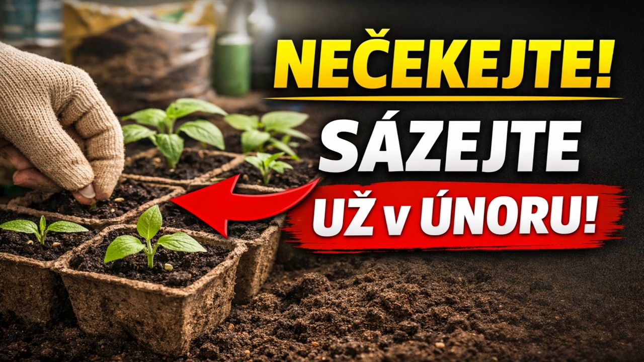 Neztrácejte čas! Přes 20 plodin, které byste měli vysít už v únoru, pro co nejranější sklizeň.