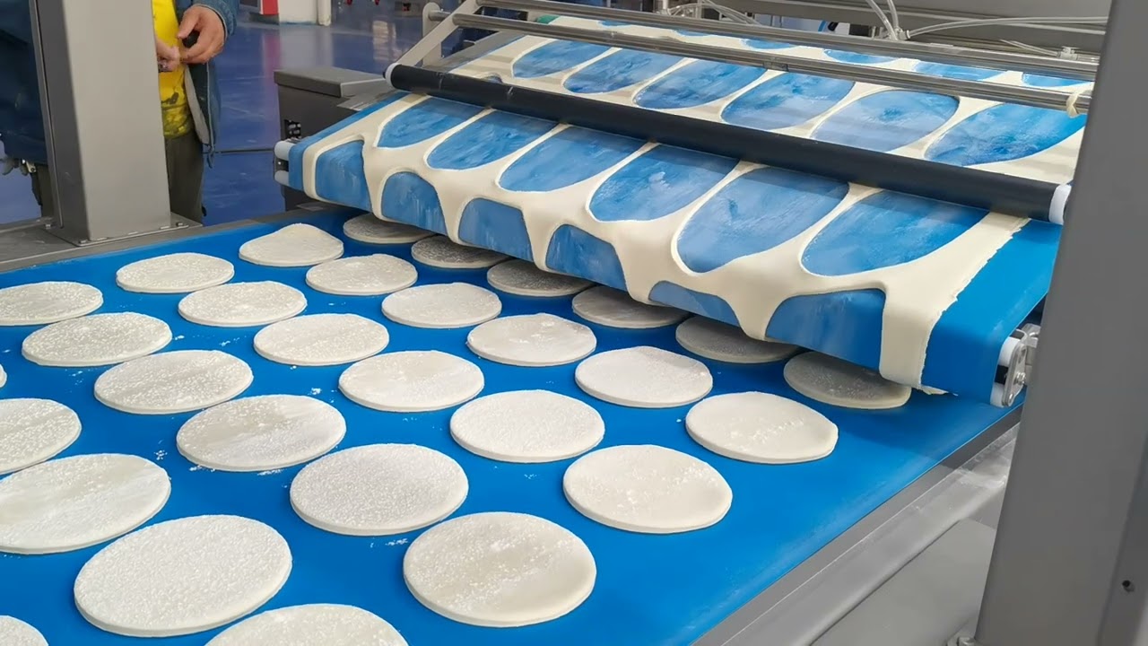 Pizza/Pita base forming line