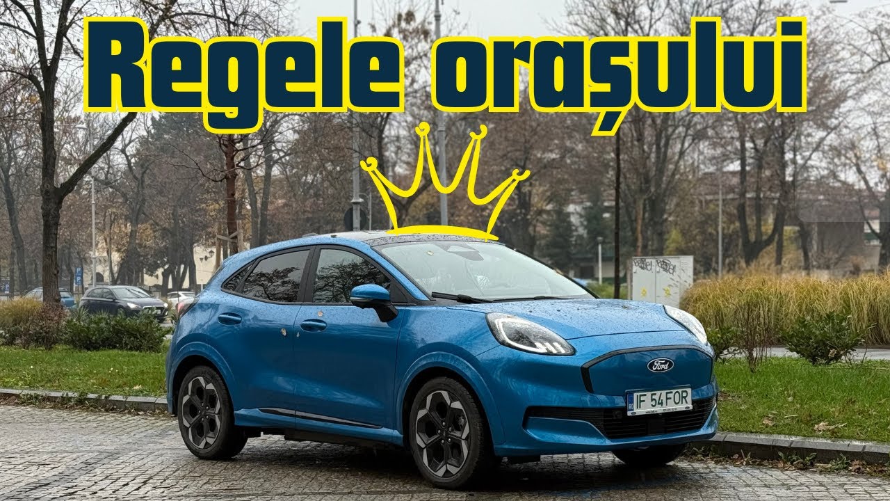 Ford Puma Gen-E prin traficul infernal din București