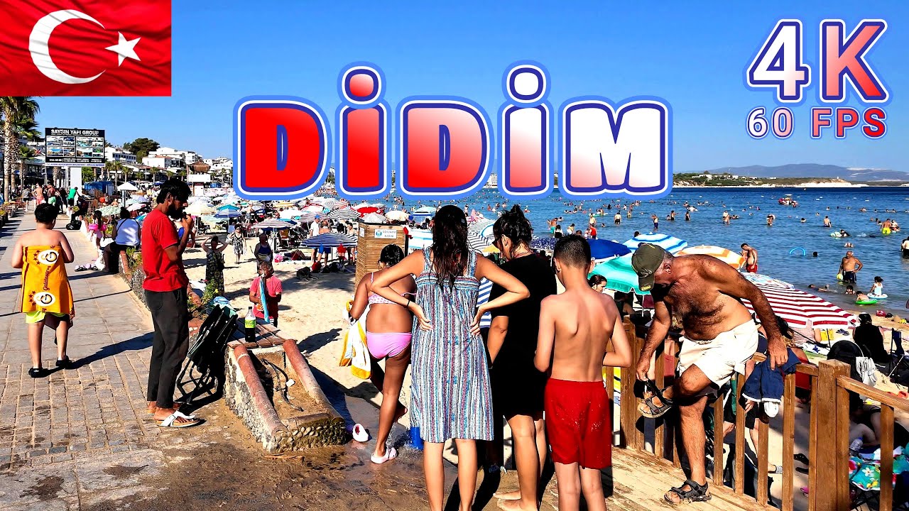 Didim Plajında Harika Bir Yürüyüş Aydın 4K HDR