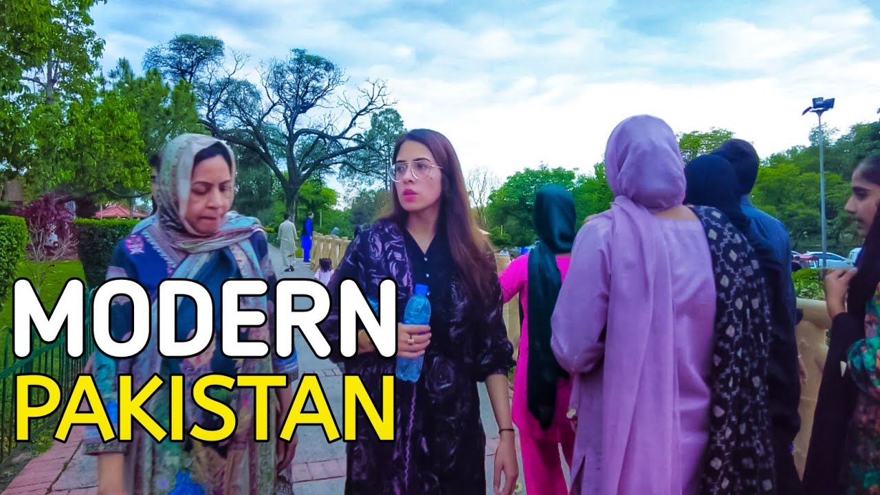 ISLAMABAD WALKING IN THE MOST POPULAR PLACE  - JAPANESE PARK | 4k 2024