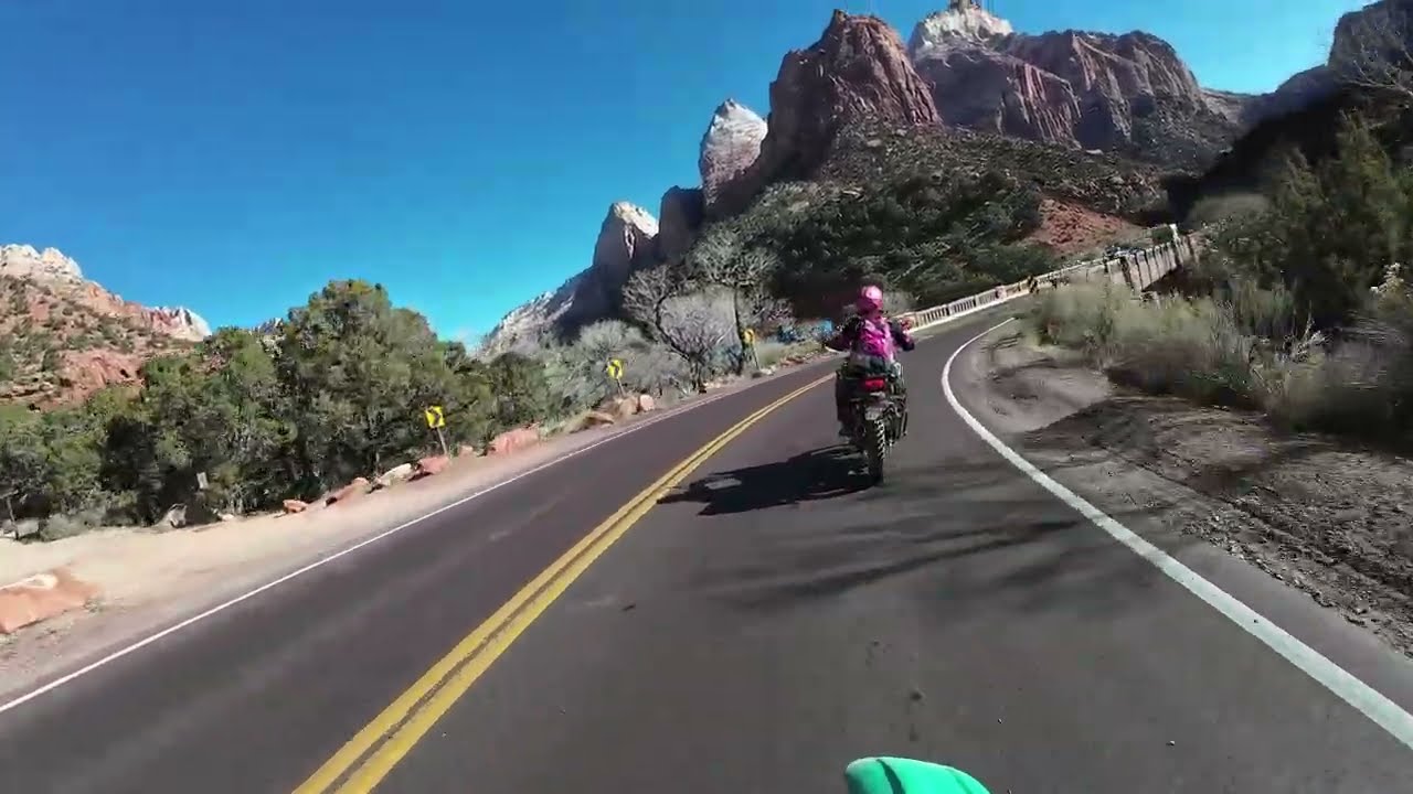 Zion National Park Winter Ride