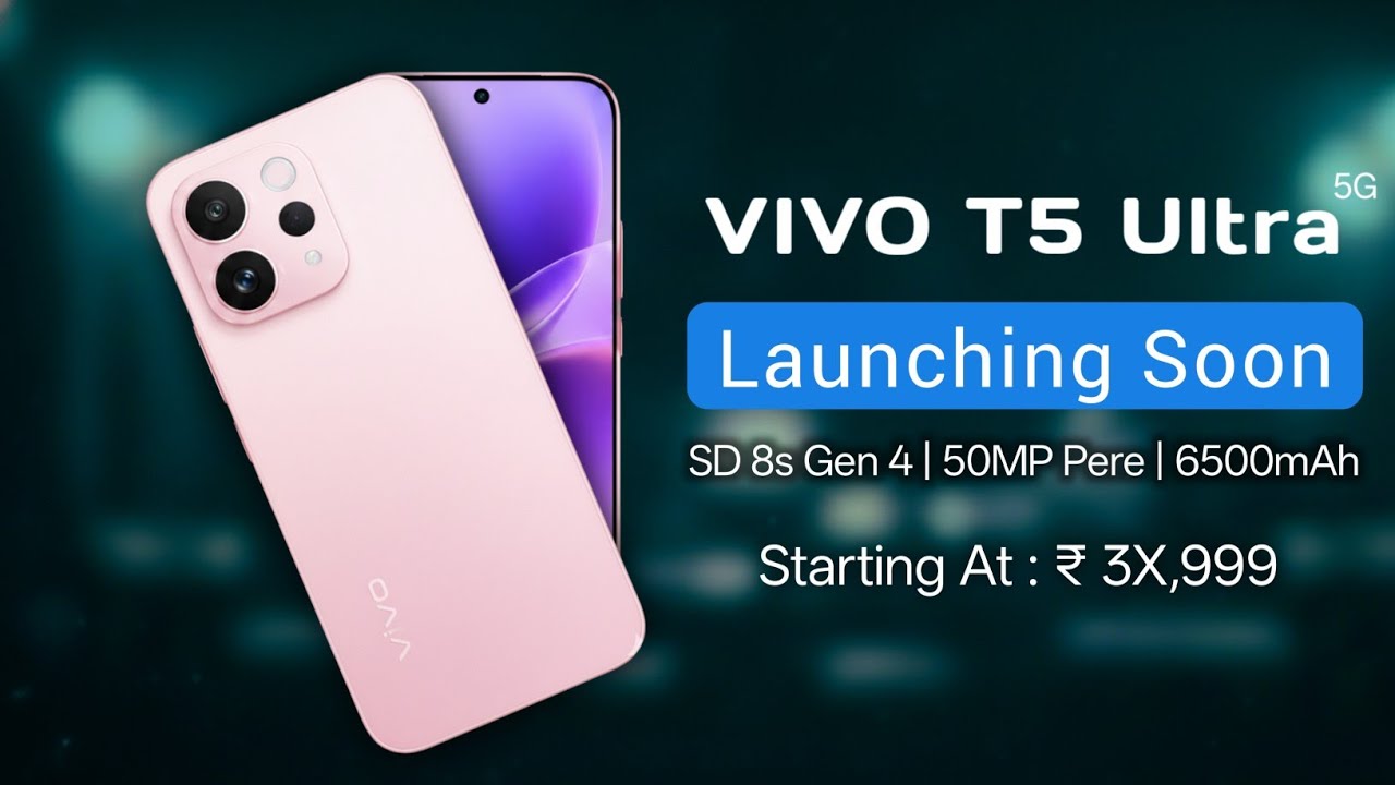 Vivo T5 Ultra Officially is Here! With SD 8s Gen 4, 6500mAh, 50MP