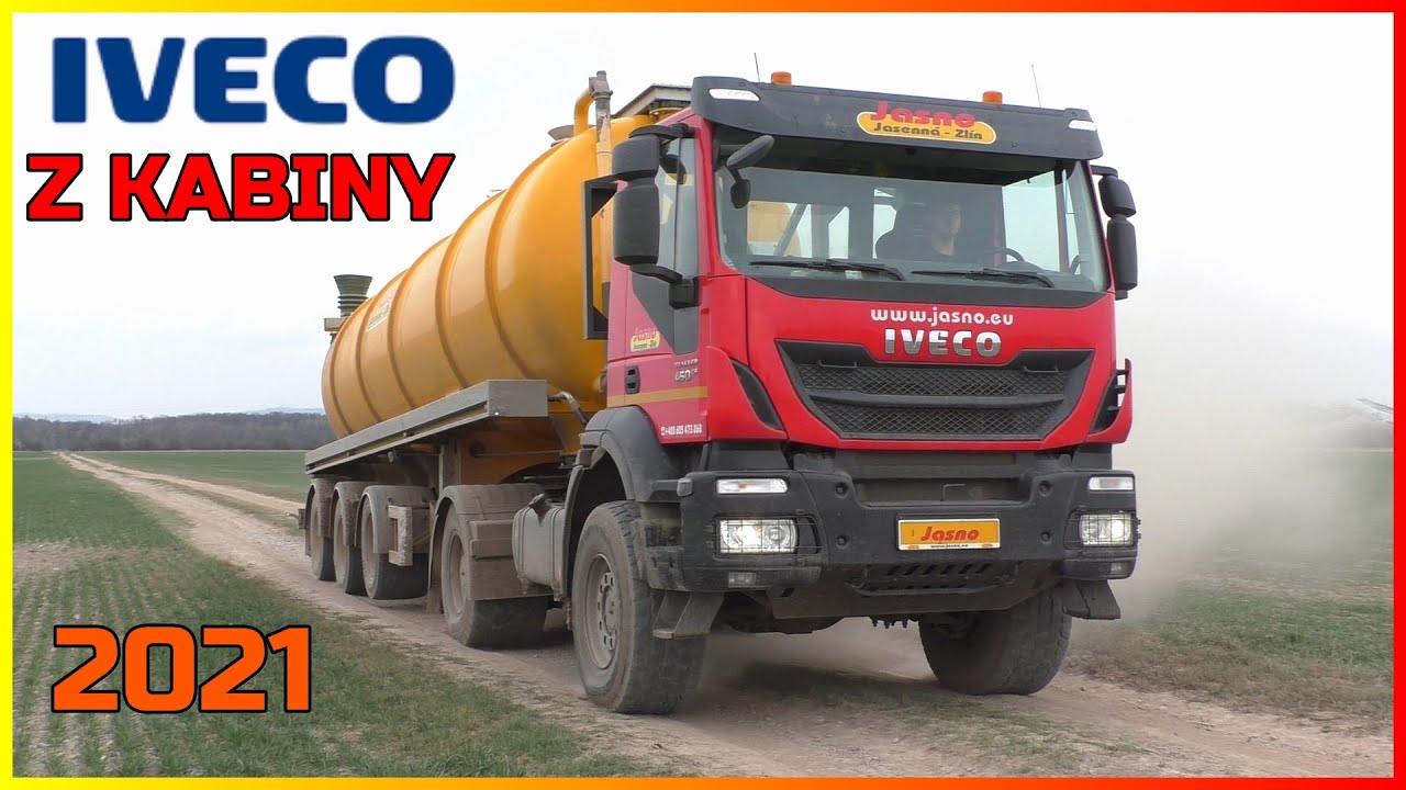 Jasno Jasenná Zlín 2021 | Jízda s Iveco Trakker 450 E6 4x4 | Vývoz Kejdy pro ZD Unčovice