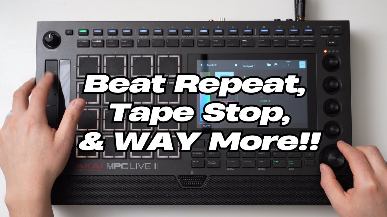 MPC Live 3: TouchFX и XYFX для создания эффектов, основанных на производительности