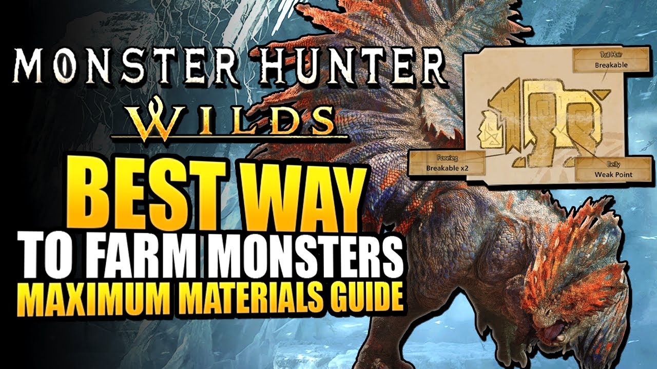 Monster Hunter Wilds: BEST Way To Farm Monster Parts