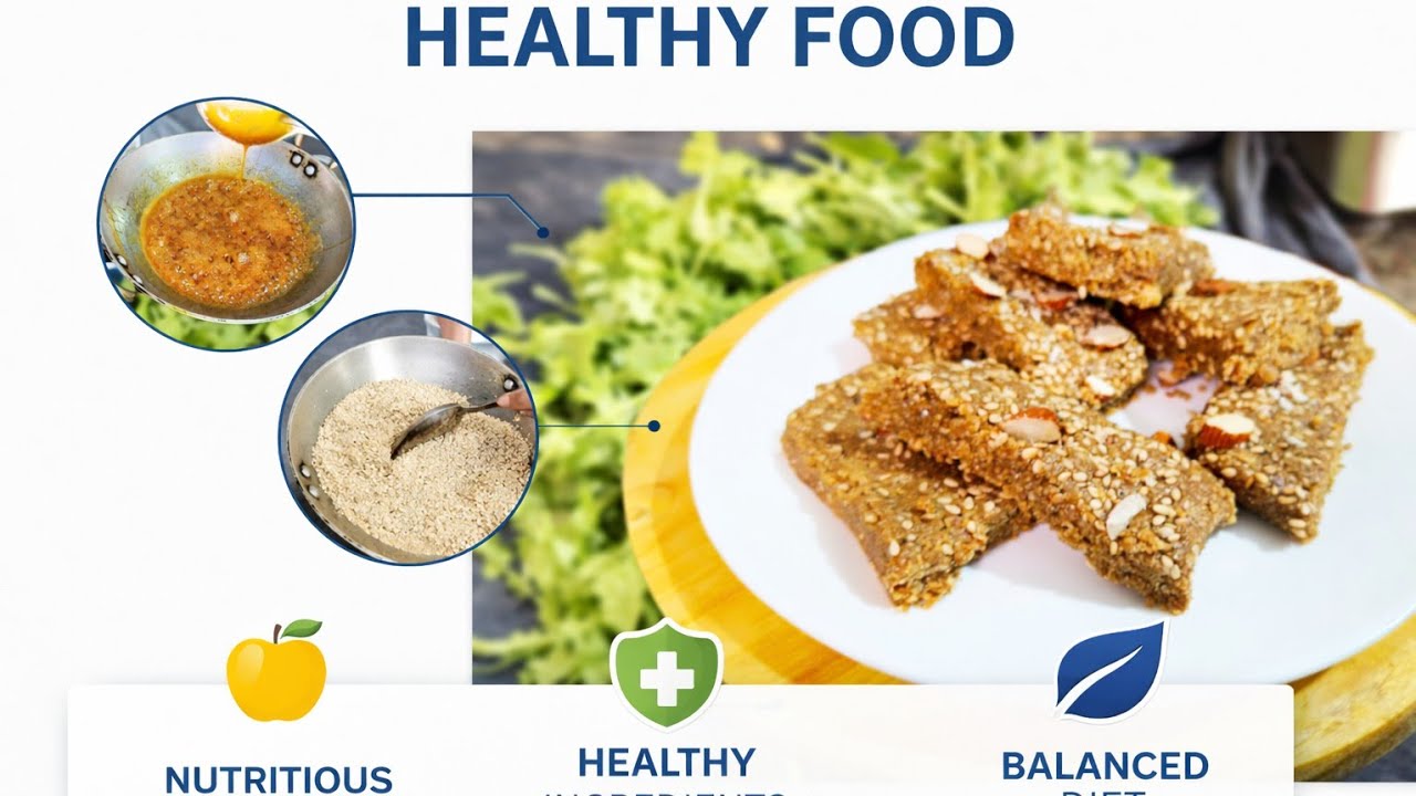 "Market wali chikki sehat ke liye kharab ho sakti hai | Til Gud Laddoo | HealthyDinner"