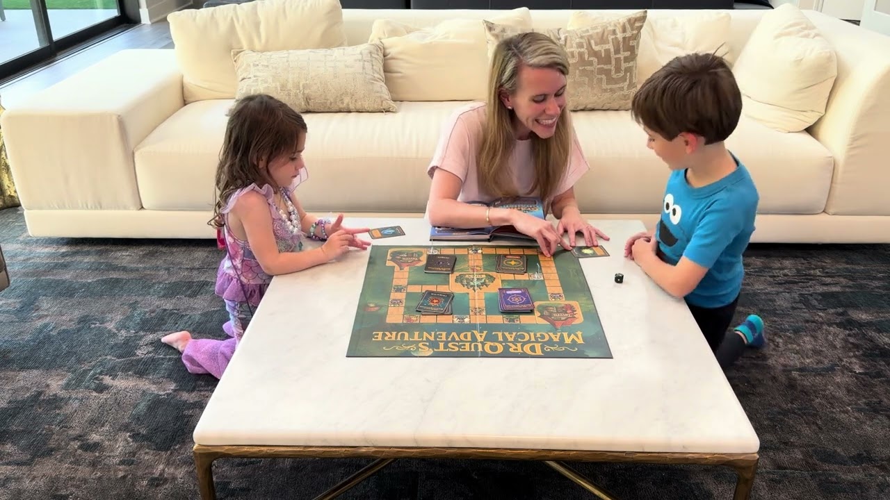 Dr. Quest's Magical Adventure board game demo