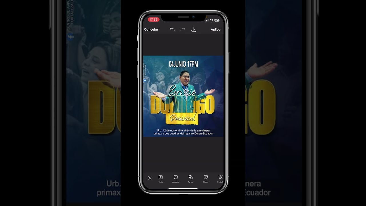 flyers para iglesia o ministerio paso a paso con // #picsart✝️🔥