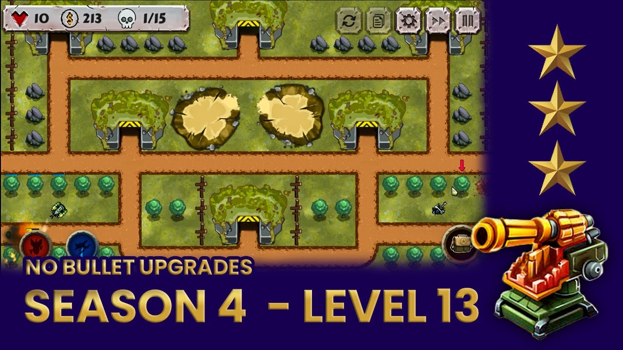 Battle Strategy: Tower Defense - Season 4 Level 13 Walkthrough