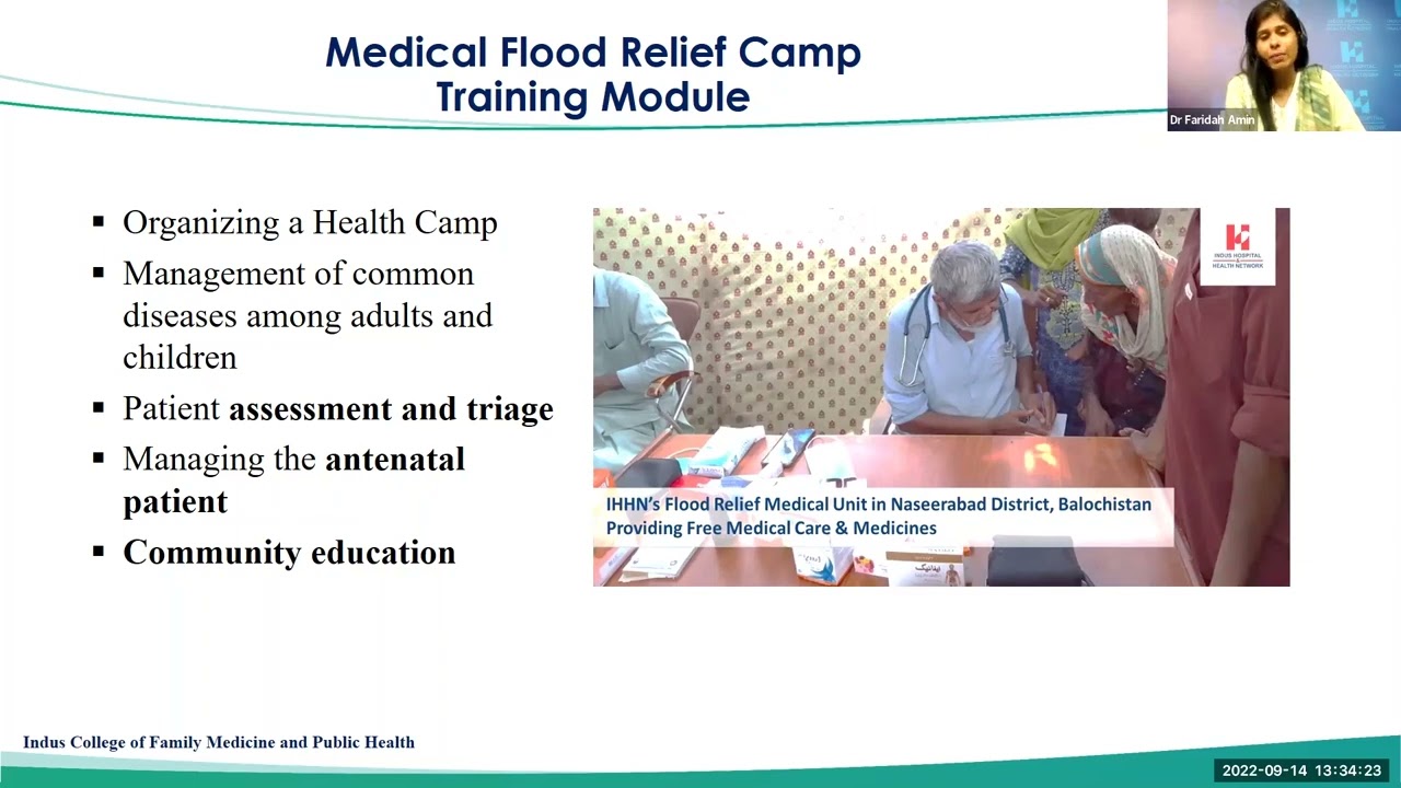 Flood Relief Training Introduction and Summary