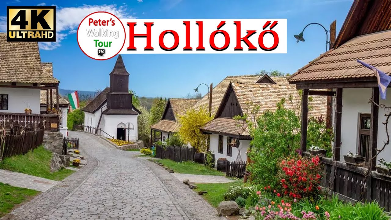 Hollókő  Hungary Magyarország  2023 Summer Walking Tour 4k