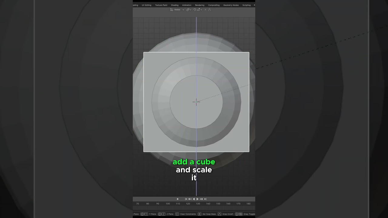 How to make a pokeball in blender #blender #tutorial #blender3d #blendercommunity #blendertutorial