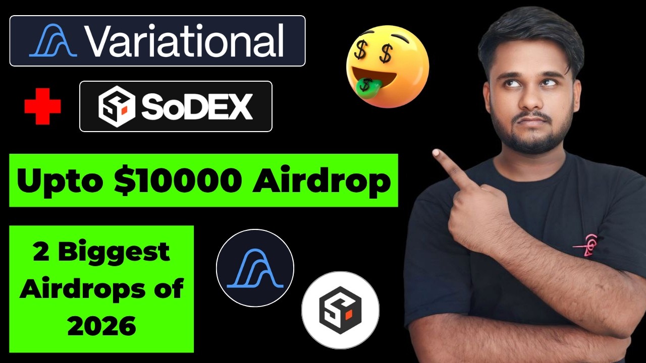 Variational & SoDEX Airdrop Complete Guide || Get Up to $10,000 Airdrop || Biggest Airdrops of 2026