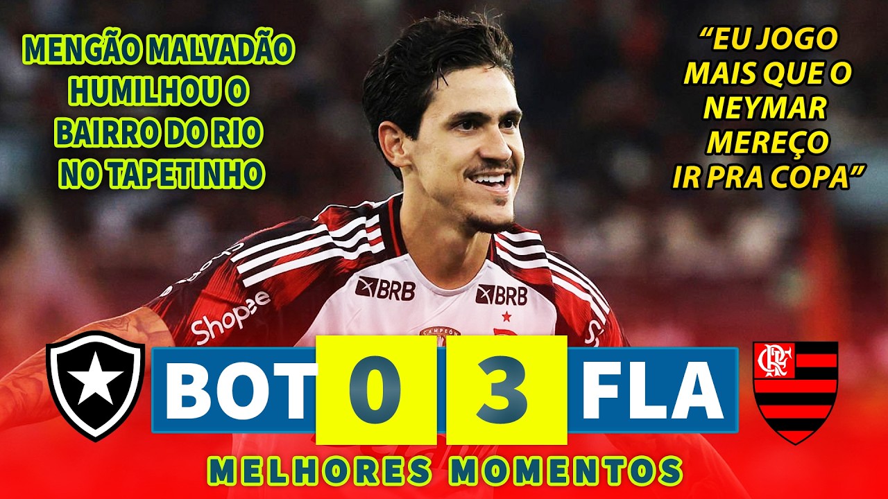 GOLAÇO DE FALTA | Botafogo x Flamengo | Melhores Momentos | 14/03/2026