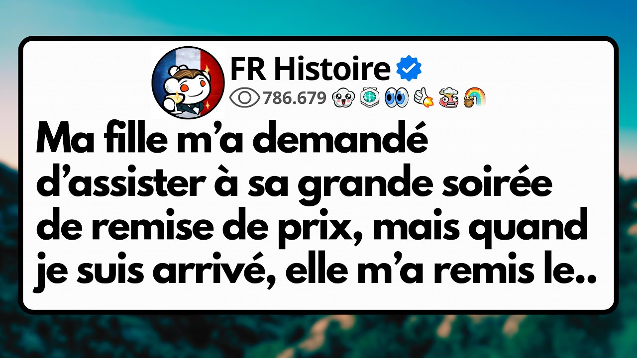 Ma fille m’a demandé d’assister à sa grande soirée de remise de prix, mais quand je suis arrivé,...