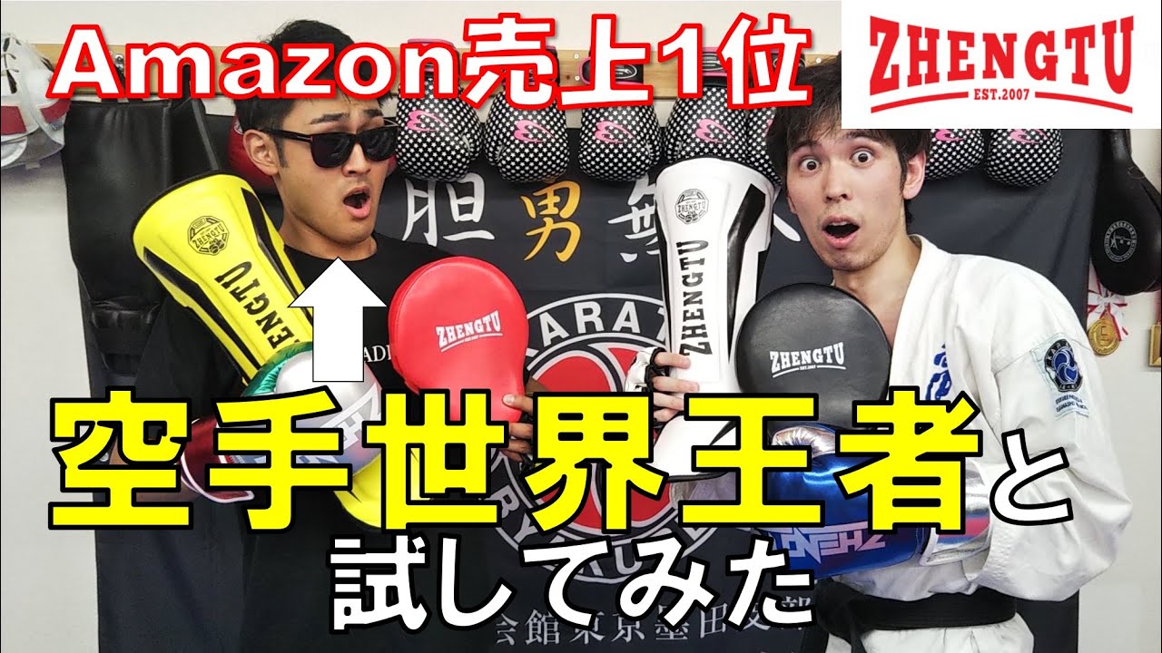 【激安】ZHENGTUの格闘技用品を空手世界王者と検証してみた