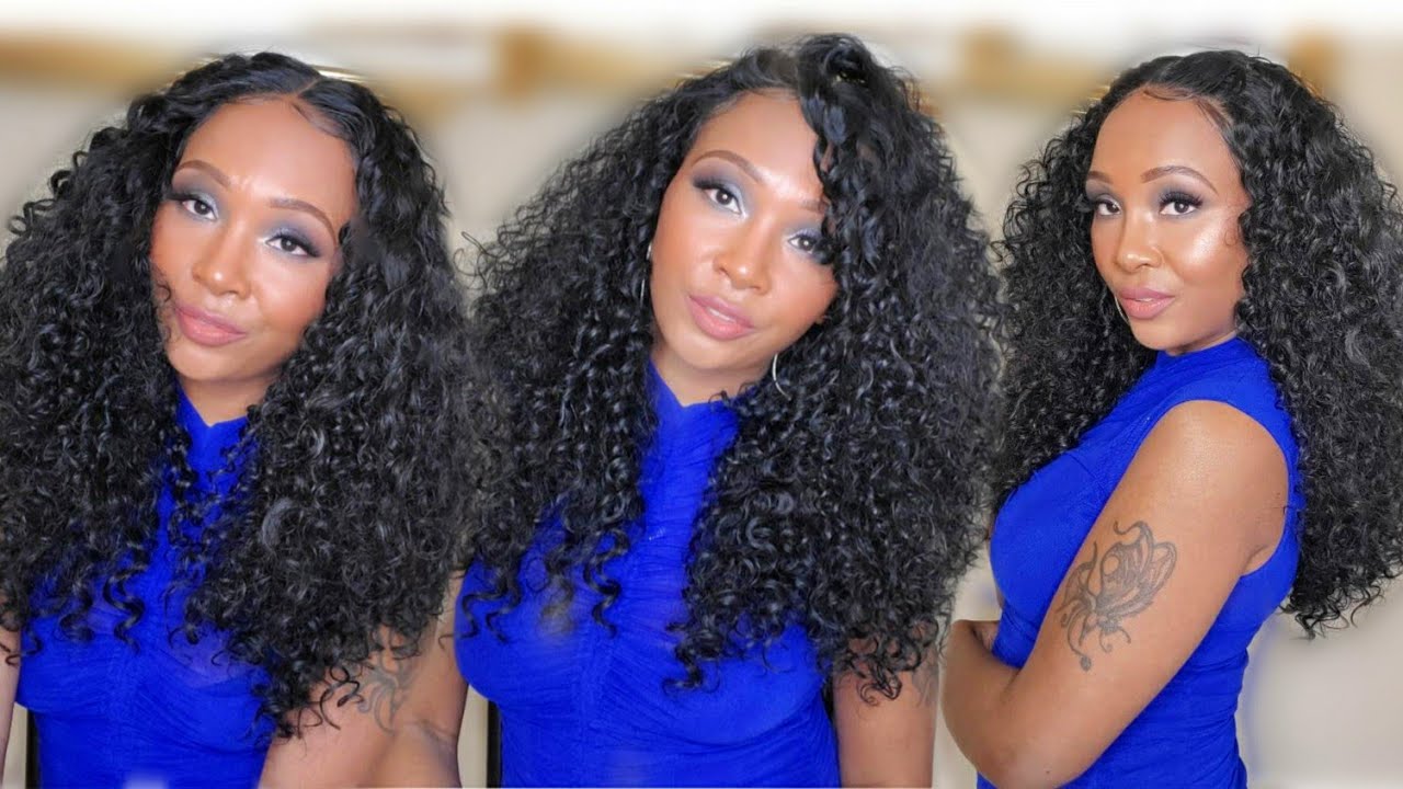 Janet Collection Dee | Curly Synthetic HD Lace Front Glueless Wig