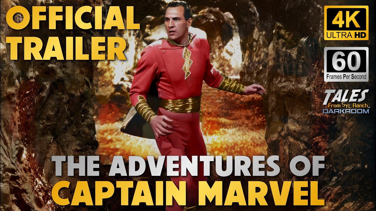 THE ADVENTURES OF CAPTAIN MARVEL: Official Trailer (Remastered to 4K/60fps)  👍 ✅ 🔔
