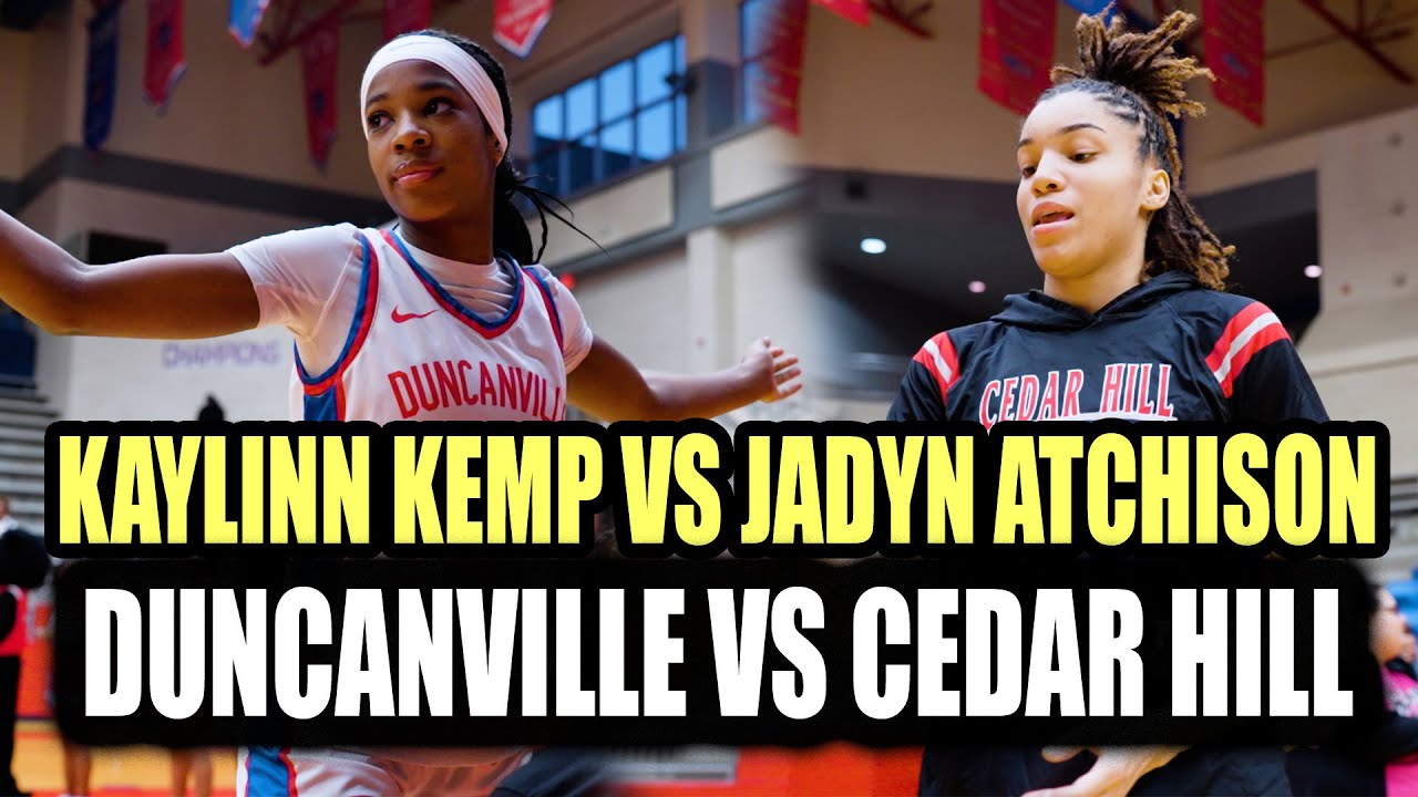 Kaylinn Kemp and Jadyn Atchison Duncanville vs Cedar Hill GBB