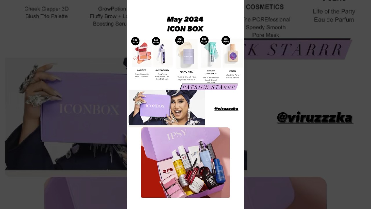 MAY 2024 ICON BOX CURATOR & SPOILERS | Ipsy & Boxy Charm Sneak Peeks