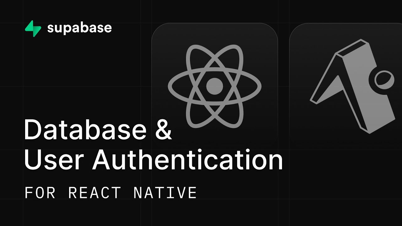 React Native Database & User Authentication