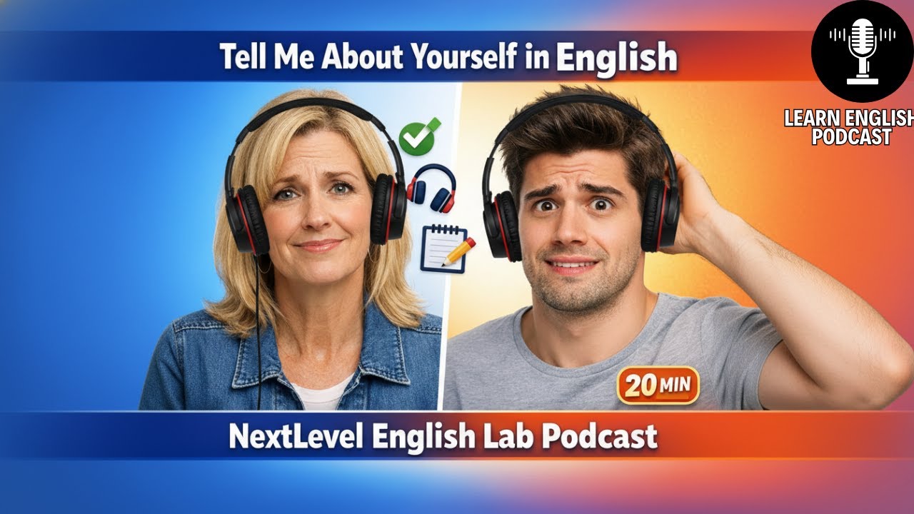 Tell Me About Yourself in English - From Nervous to Confident | English Speaking Practice