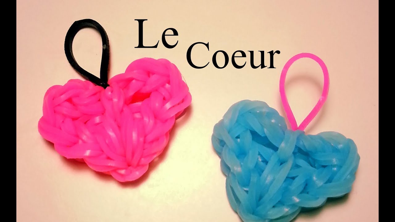Comment faire un coeur avec des élastiques sans machine
