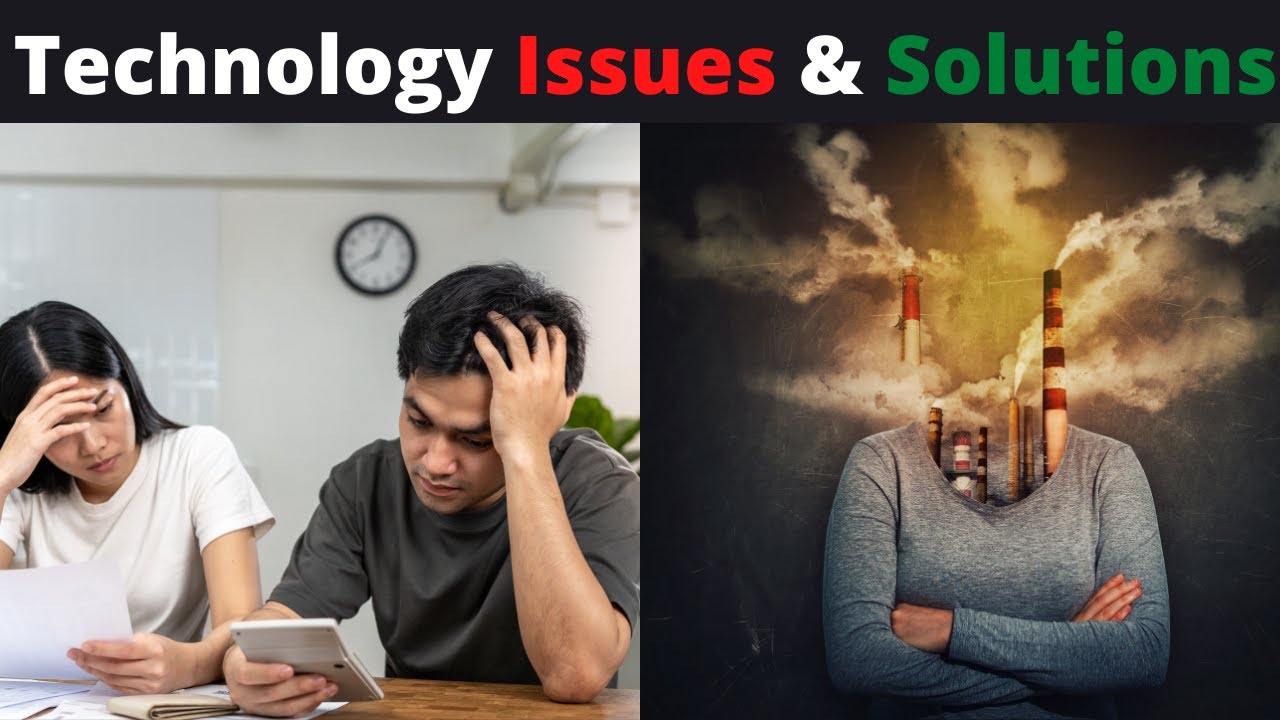8 Problems with Technology & their Solutions | Side Effects & Issues |  #technology