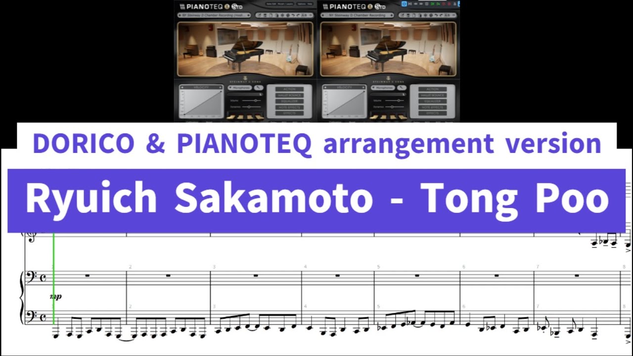 Sakamoto Ryuich  - Tong Poo (for 2 Pianos) / 坂本 龍一 - 東風 (ピアノ2台)