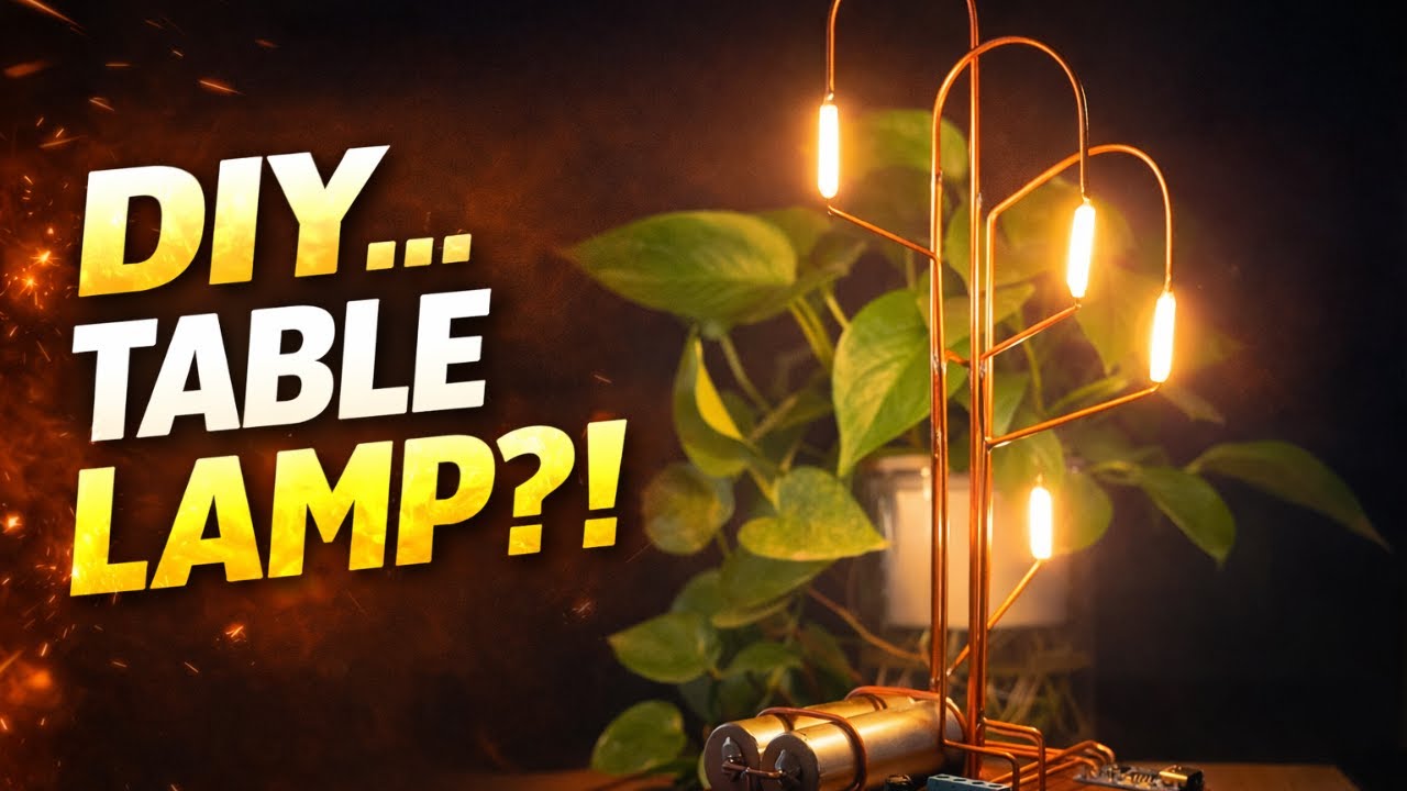 I Built This DIY Lamp in Just 180 Minutes — Can You Believe It?
