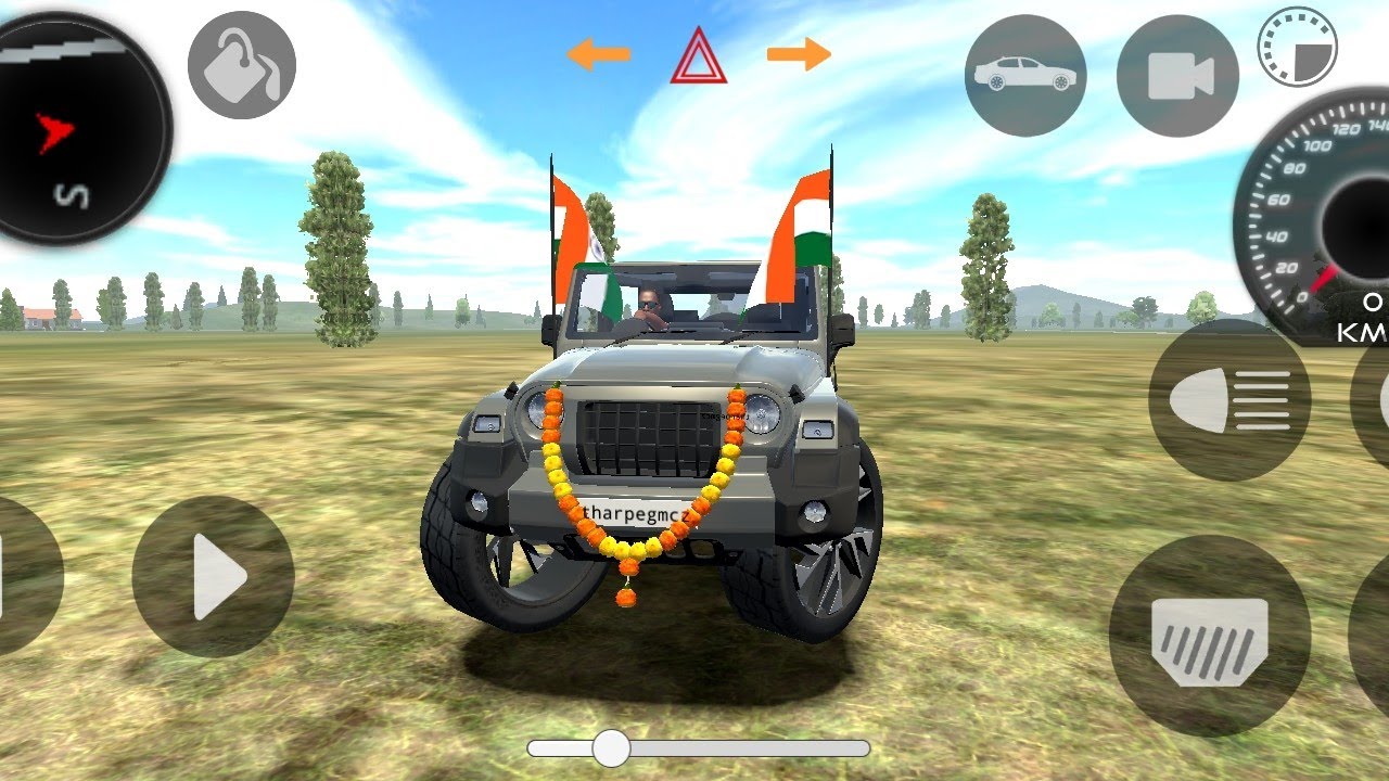 Modified mhindra thar game gadi wala game thar game jeep game 