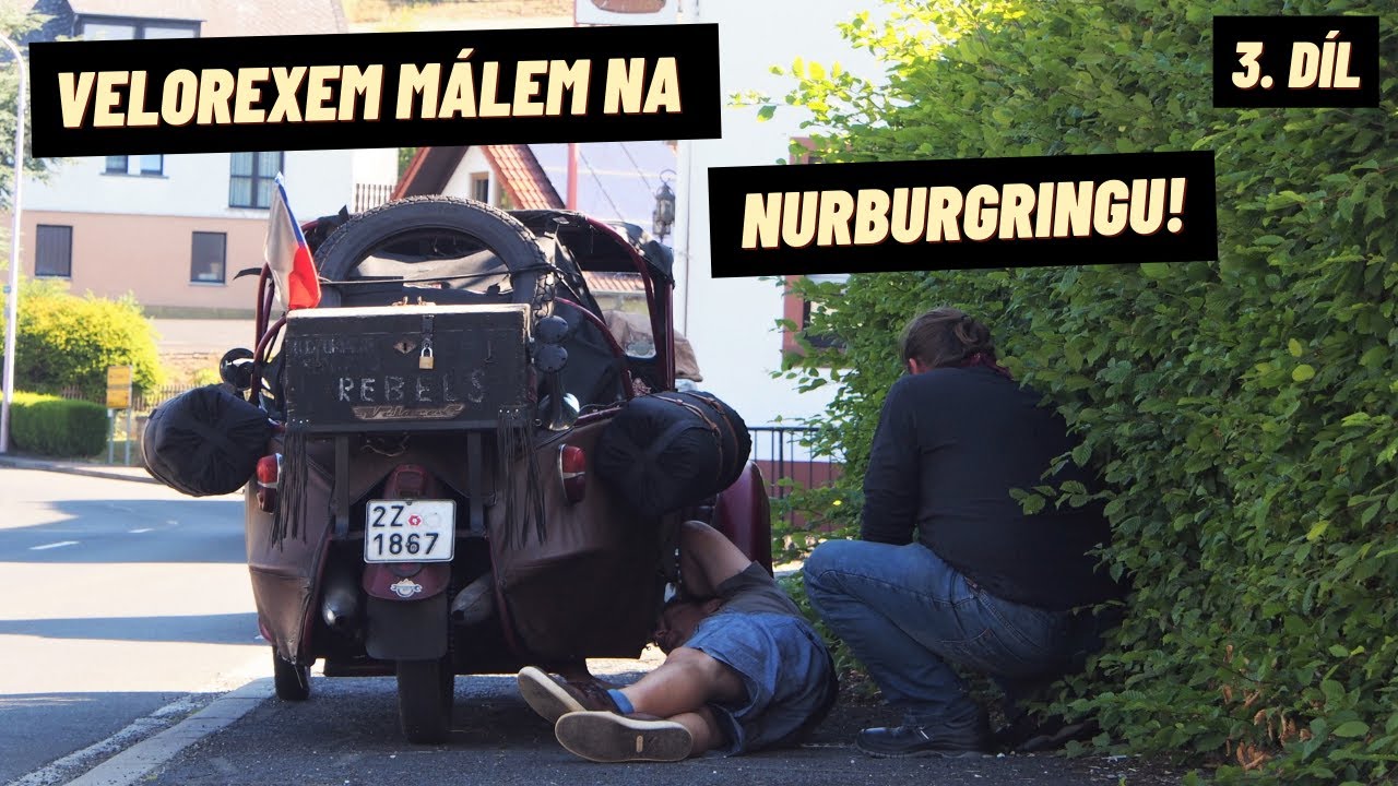 RIKŠOU A VELOREXEM NA HRANICI BENELUXU | 3/3.DÍL | VELOREXEM MÁLEM NA NÜRBURGRINGU