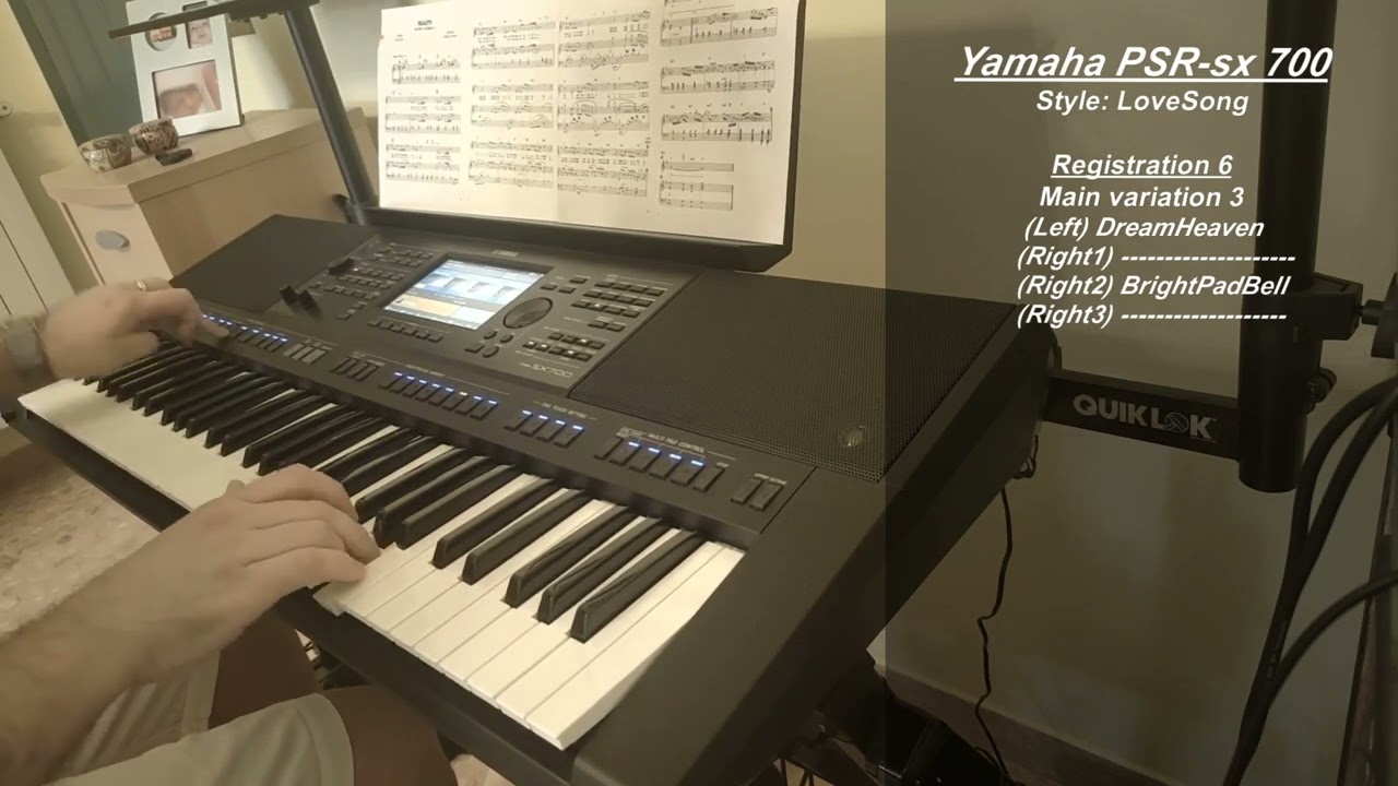 Reality, La Boum (Il tempo delle mele) soundtrack - Ferdinando Montecuollo on Yamaha PSR-sx 700
