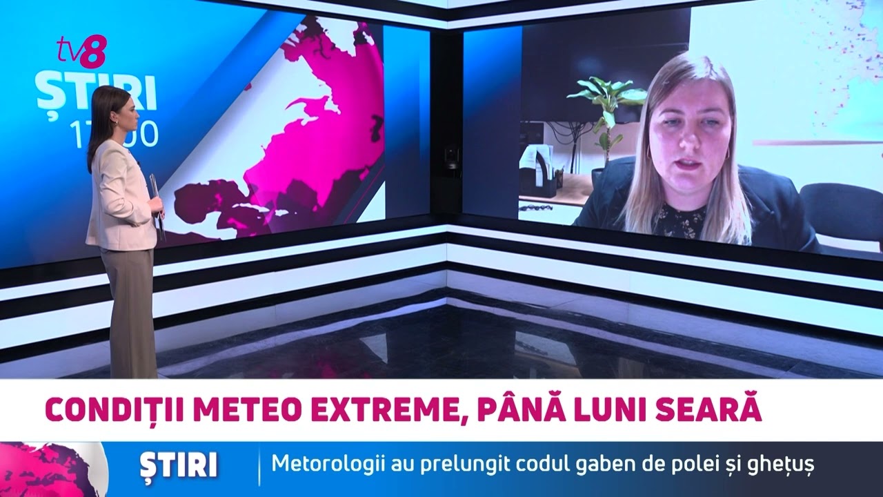 Condiții meteo extreme până luni seară: meteorologii au prelungit codul galben de polei și ghețuș