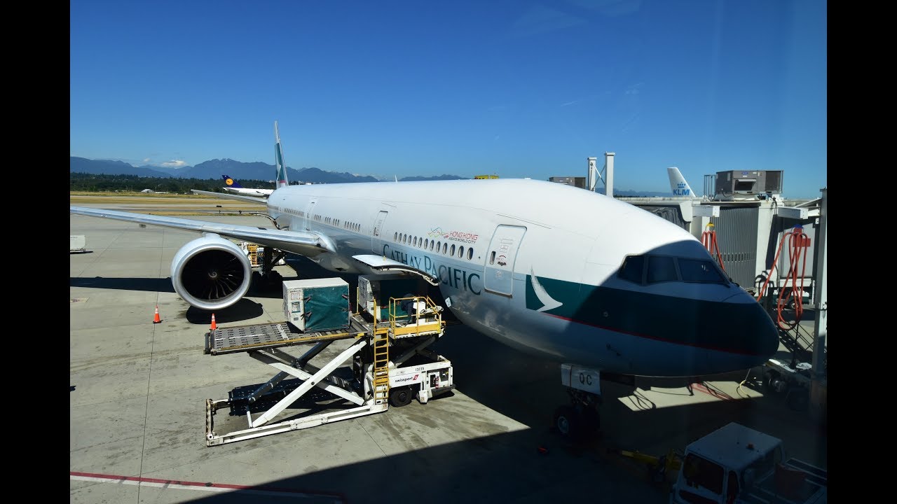 Premium Economy | Cathay Pacific CX837 Vancouver to Hong Kong Boeing 777-300ER (Review #30)