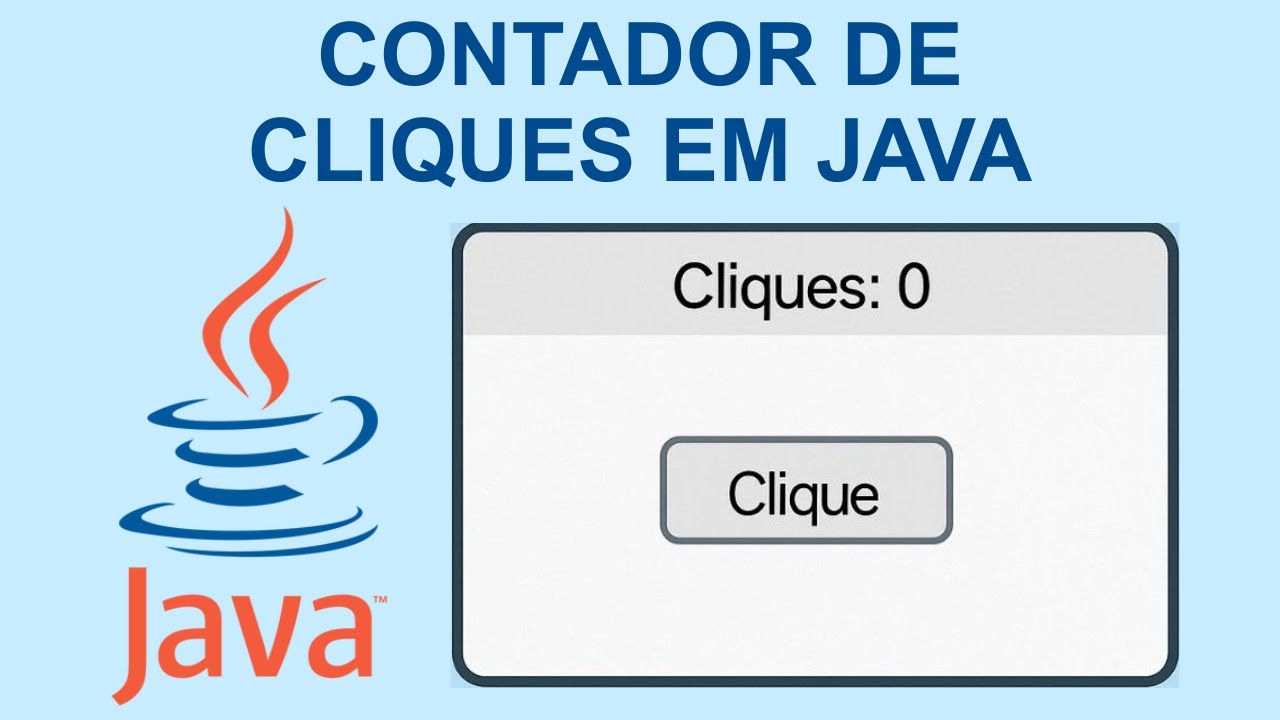 Como fazer um contador de cliques com Java Swing