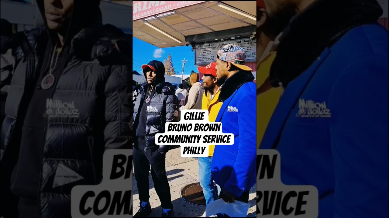 Gillie Da kid Bruno Brown Community Service